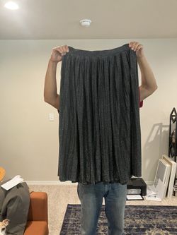 Sparkly Black Long Skirt