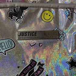 Justice Metallic Backpack