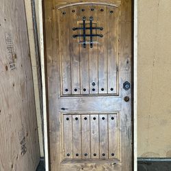 Exterior Wooden Door