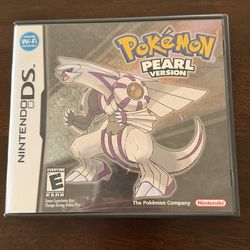 Pokémon Pearl Version Nintendo DS CIB With Poster (Tested)