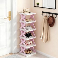 6 Tier Vertical Shoe Rack Organizer