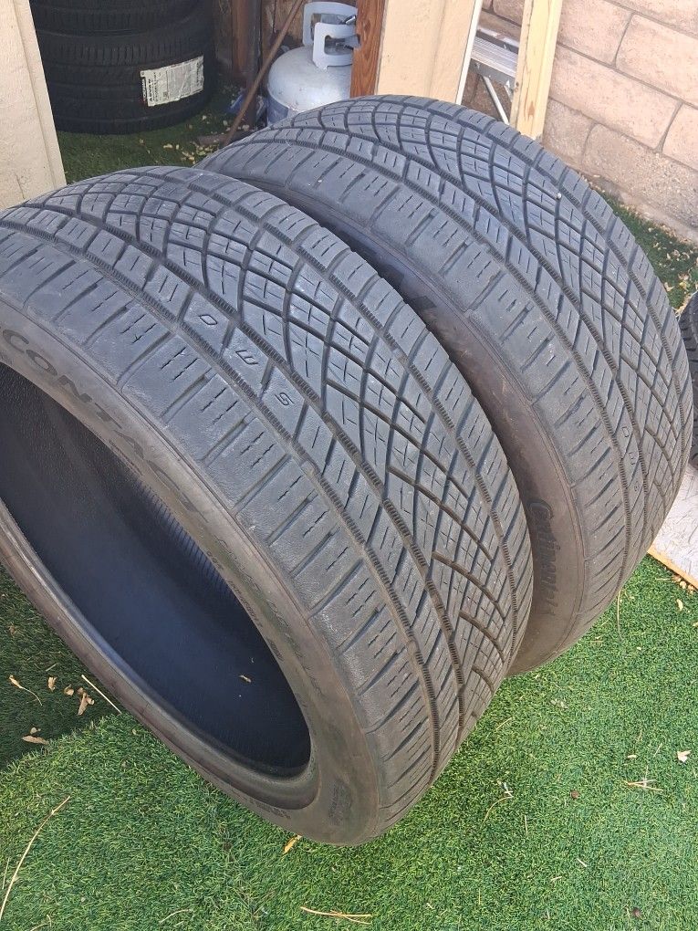 2 Tires 275/40/22...Continental Extreme Contact