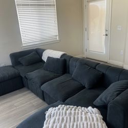 Comfy Modern Sectional Couch - MUST GO! MOVING OUT LAST DAY