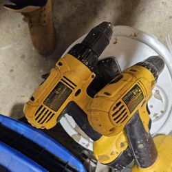 2 Dewalt Drill 
