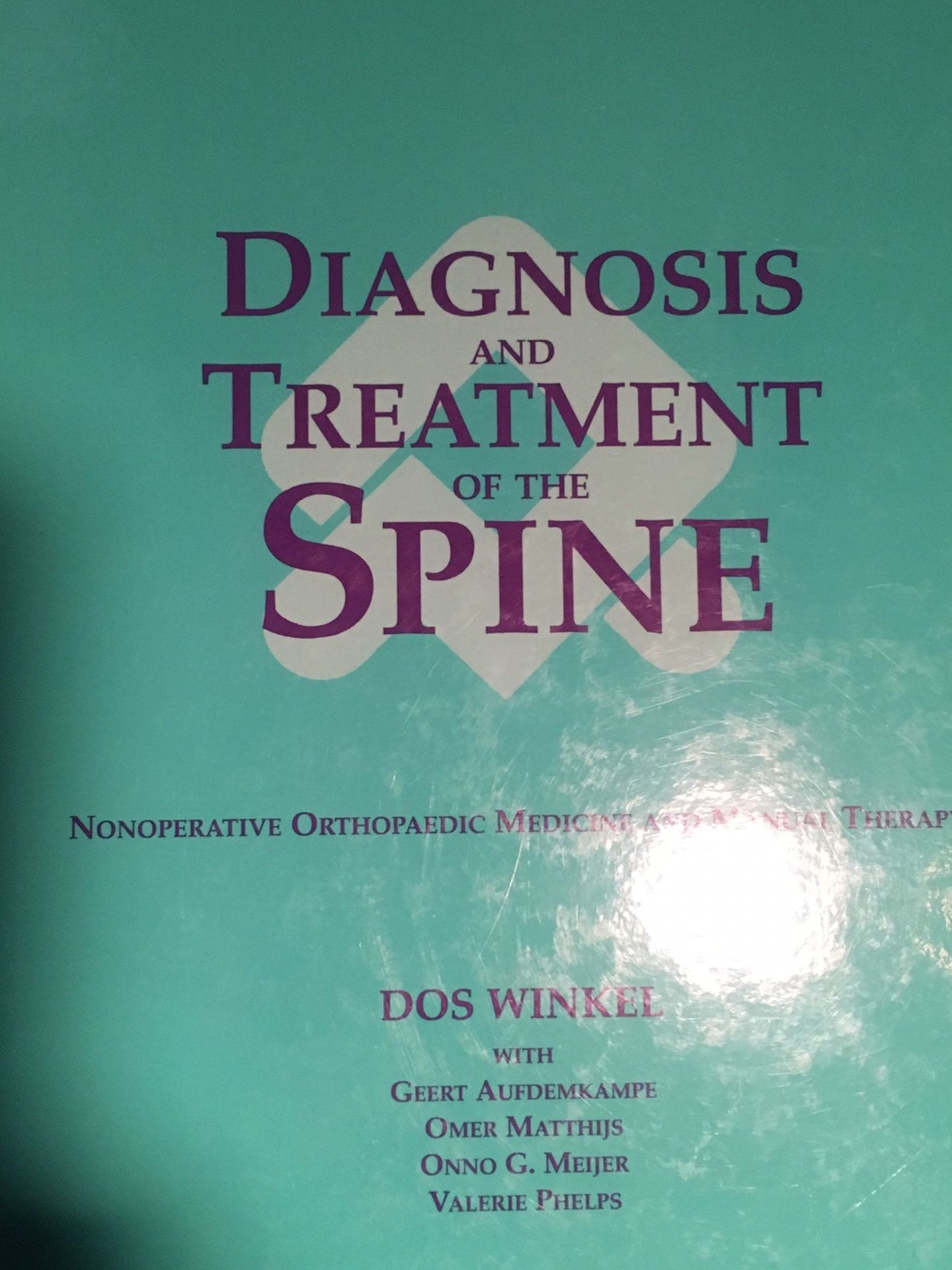 Book Diagnosis & Treatment of the Spine