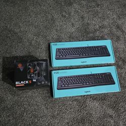 CPU COOLER AND KEYBOARDS