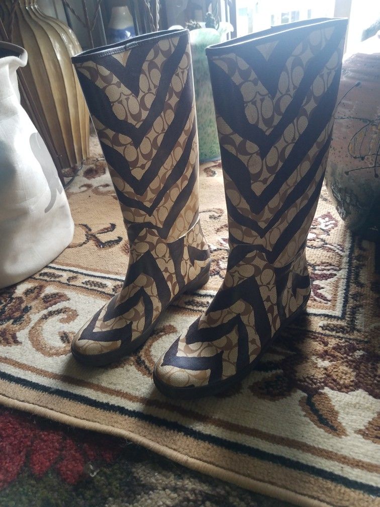 Coach Rain Boots
