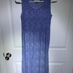 Croft And Barrow KneeLength blue dress  sizePS