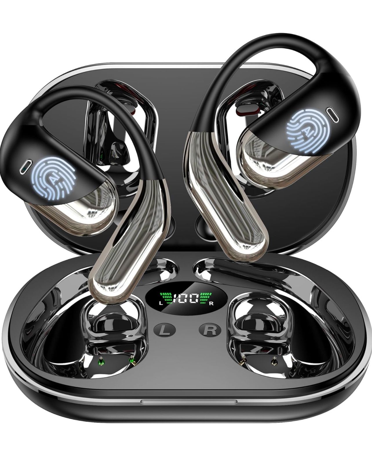 Brandnew Translation Earbuds Real Time - AI 144 Language Translator Earbuds, Audifonos Traductores Inglés Español, 3-in-1 Translating Device, Translat