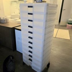 Rolling Storage Tower — 10 Drawers
