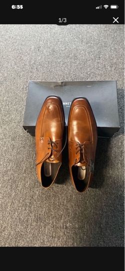 Kenneth Cole New York Tan Leather Dress Shoes