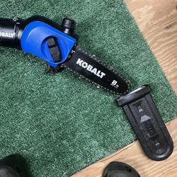 Pole Saw 40v and Hedge Trimmer (electric)