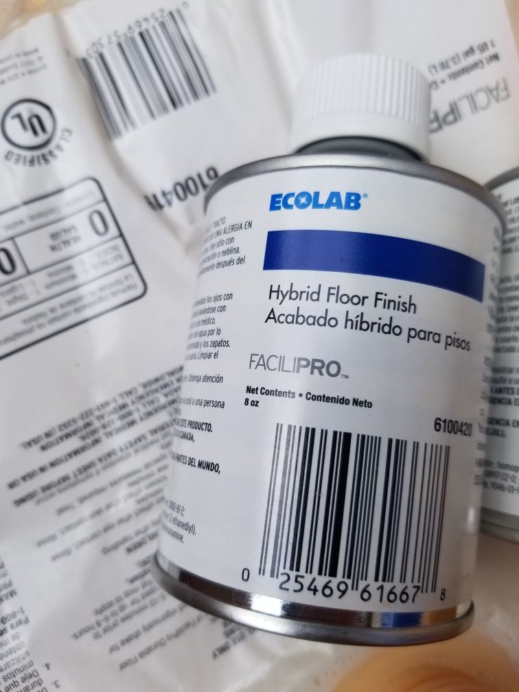 Ecolab wax and hybrid sealer
