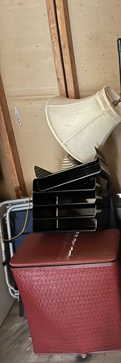 Stackable Document Trays, Lamps, Etc Everything Must Go