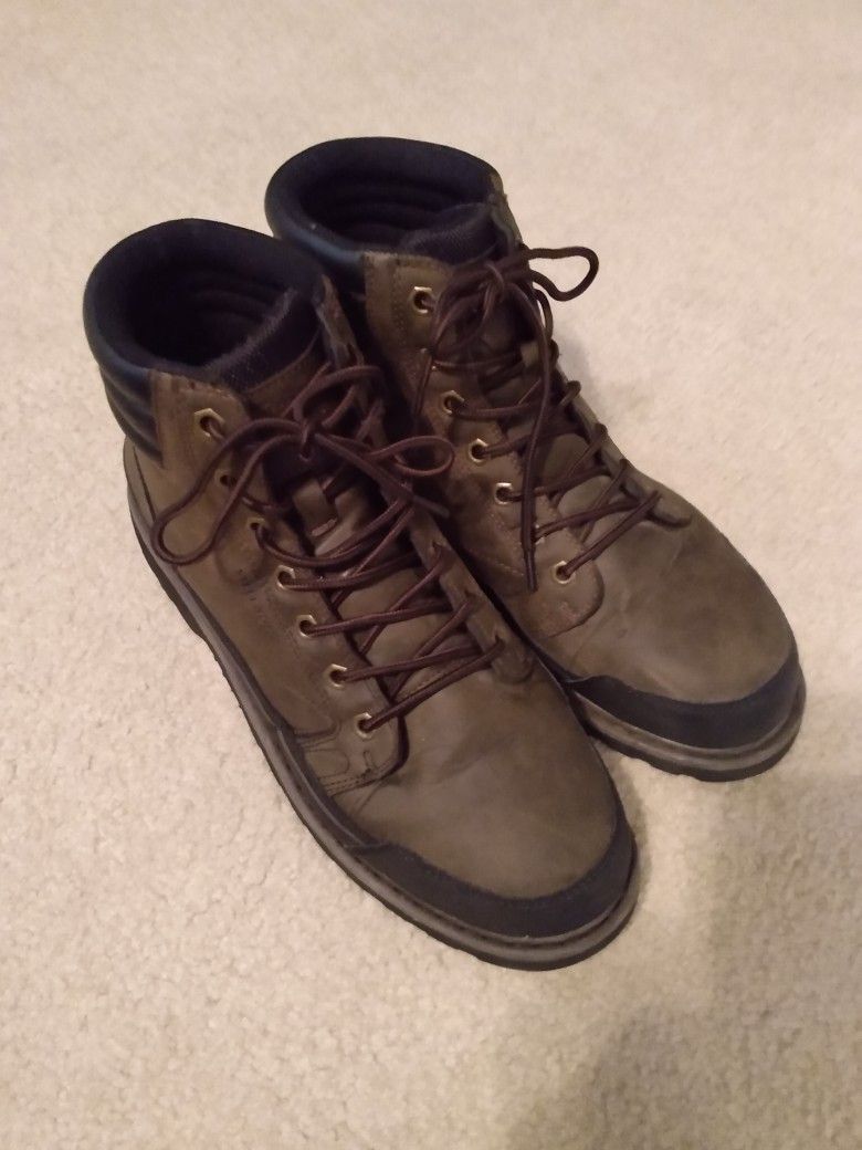 Eddie Bauer Steel Safety Toe Work Boots. Size 12