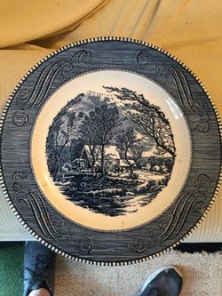 Currier and Ives plates