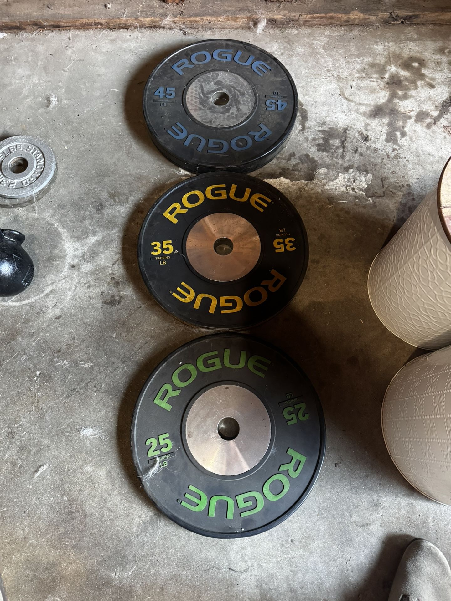 Rogue Weights / Prx Squat Rack