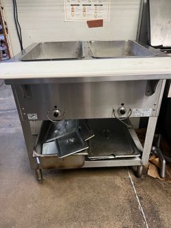 Duke two well steam hot table