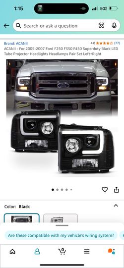2005-2007 F250 Headlights