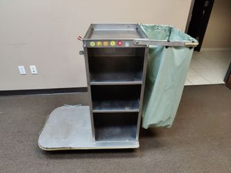 Professional, SS, Janitor Cart