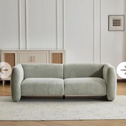 Christopher Knight Home Thodore Elegance 83" Wave-Shaped 3-Seater Sofa