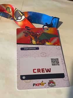Pokémon World Championships ‘26 San Francisco CREW Staff Badge & Lanyard Set PXP