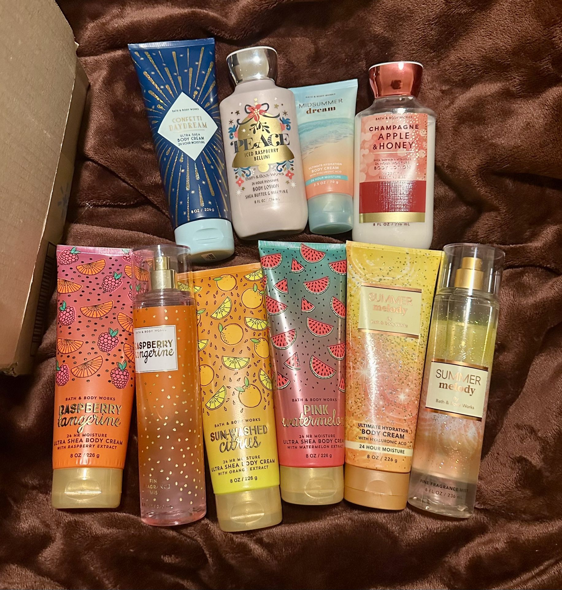 New Bath And Body Works Lotions/Perfumes