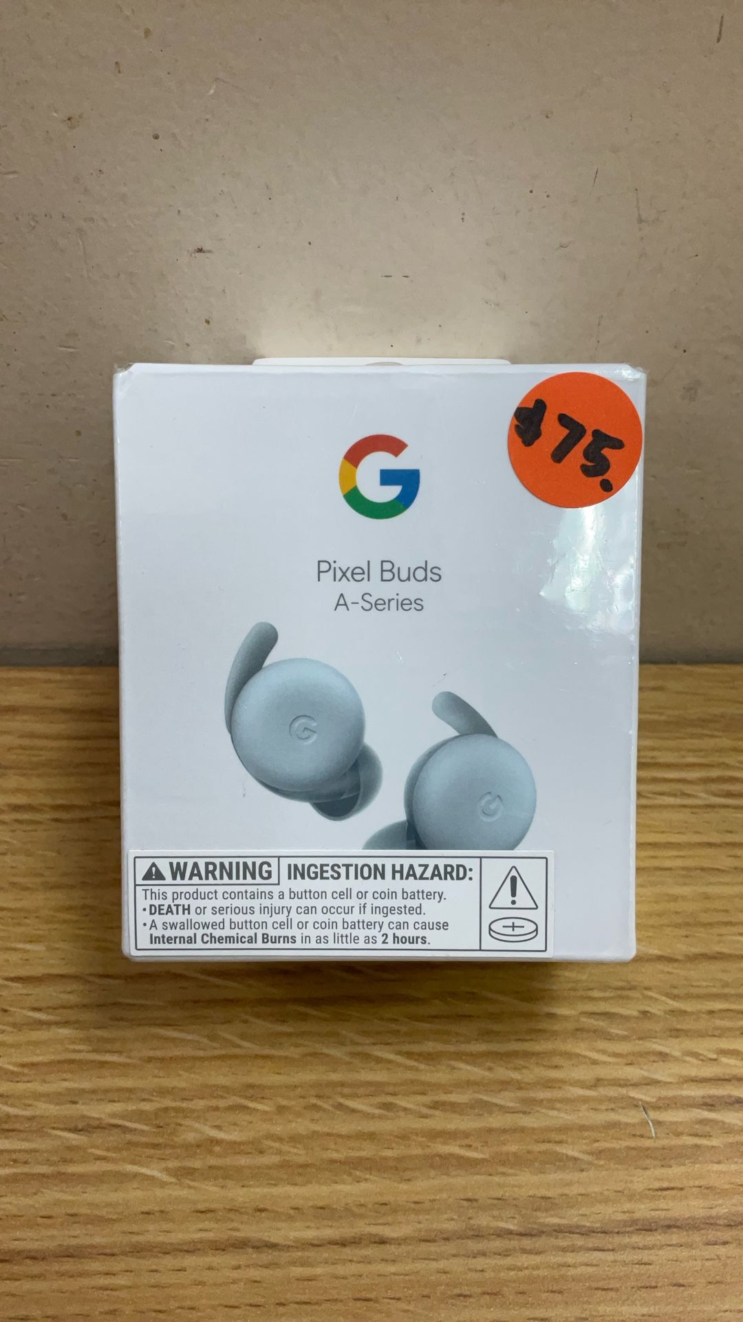 GOOGLE PIXEL BUDS A-SERIES WIRELESS EARBUDS HEADPHONES WITH BLUETOOTH.