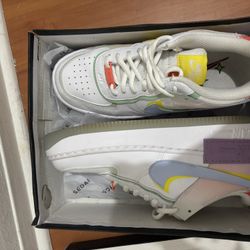 Nike Air Force 1 Shadow White Hydrogen Blue 