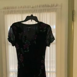 Vintage Eva Blue Cocktail Dress 