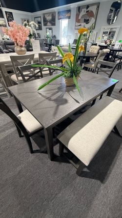 6 PC DINING TABLE