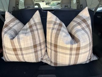 Pair of Pottery Barn Pillows + Inserts