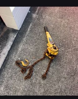 1 1/2 Ton Ratchet Lever Chain Hoist Haul Máster 3000 Lbs