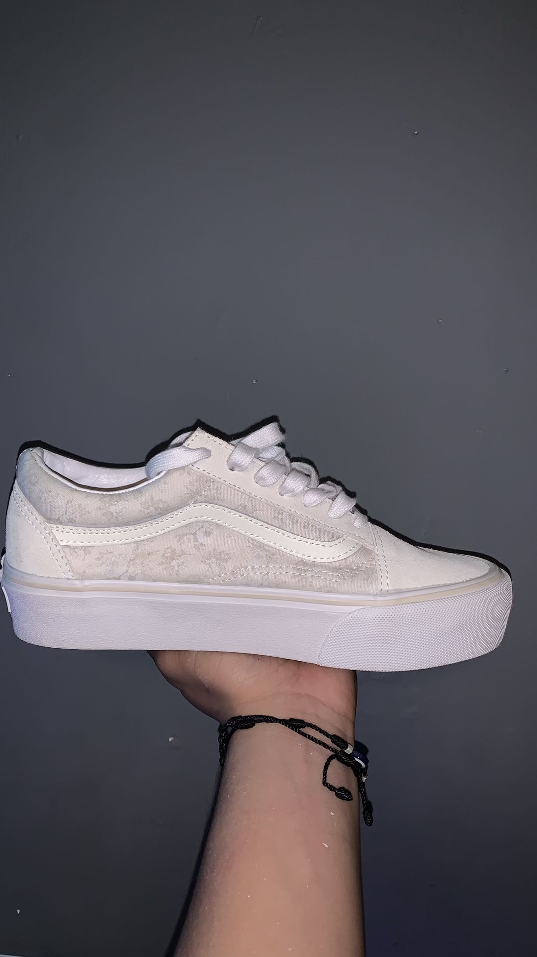 Vans Old Skool PLATFORM Tonal Floral Women( Size