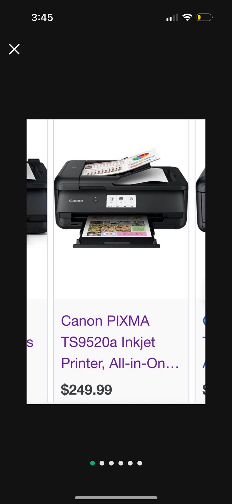 LOW PRICE MOVING- $250 + TAX CANON PIXMA ALL IN 1 PRINTER FAX