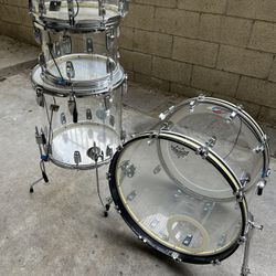 Ludwig Vistalite with Vintage Snare