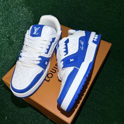 Louis Vuitton Trainer (#54 Signature blue & white)