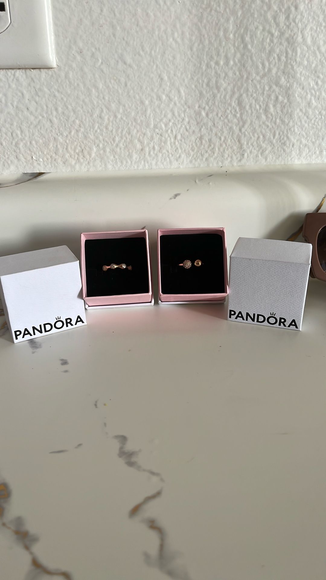 Pandora Ring Set Size 7