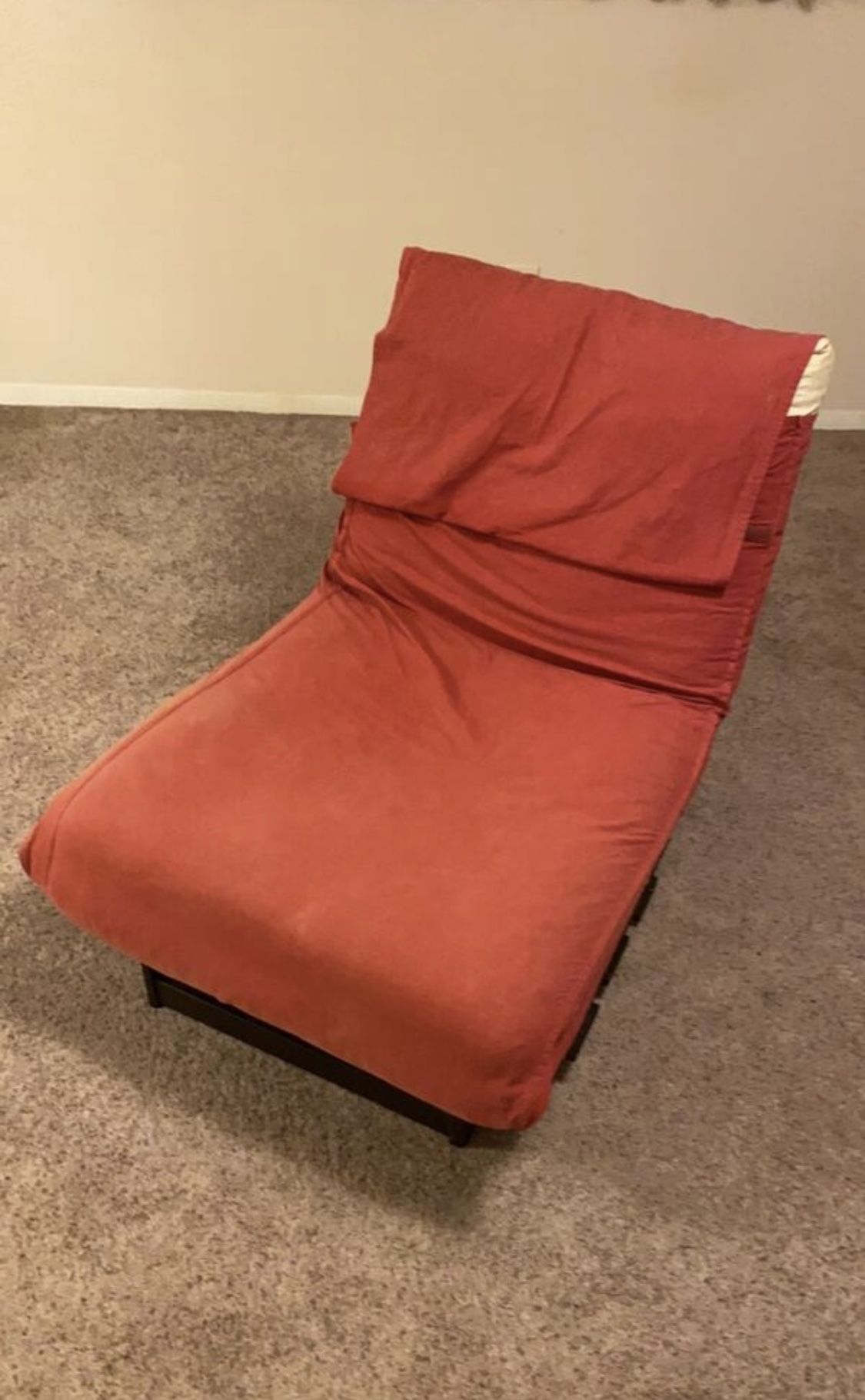 IKEA Folding Lounge Chair Red/Brown