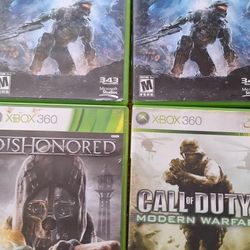 Xbox 360 Games (5 Each)