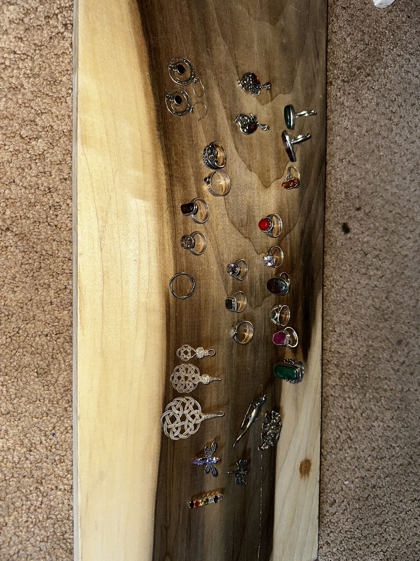 LOT of .925 STERLING SILVER JEWELRY