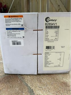New in Box - Pool Pump Motor Century b2854v1