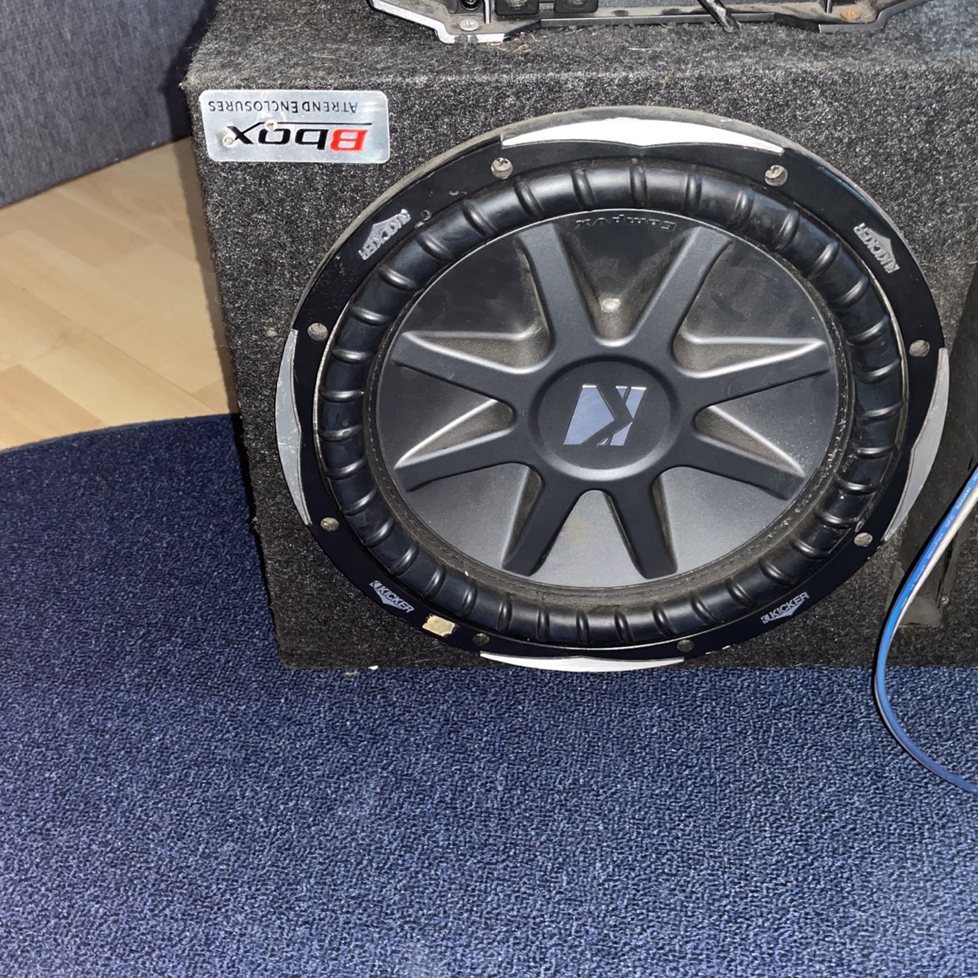 Kicker Amp And Subwoofer 
