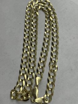 14k Yellow Gold Cuban Link Chain 35 Grams 22” 8.5mm
