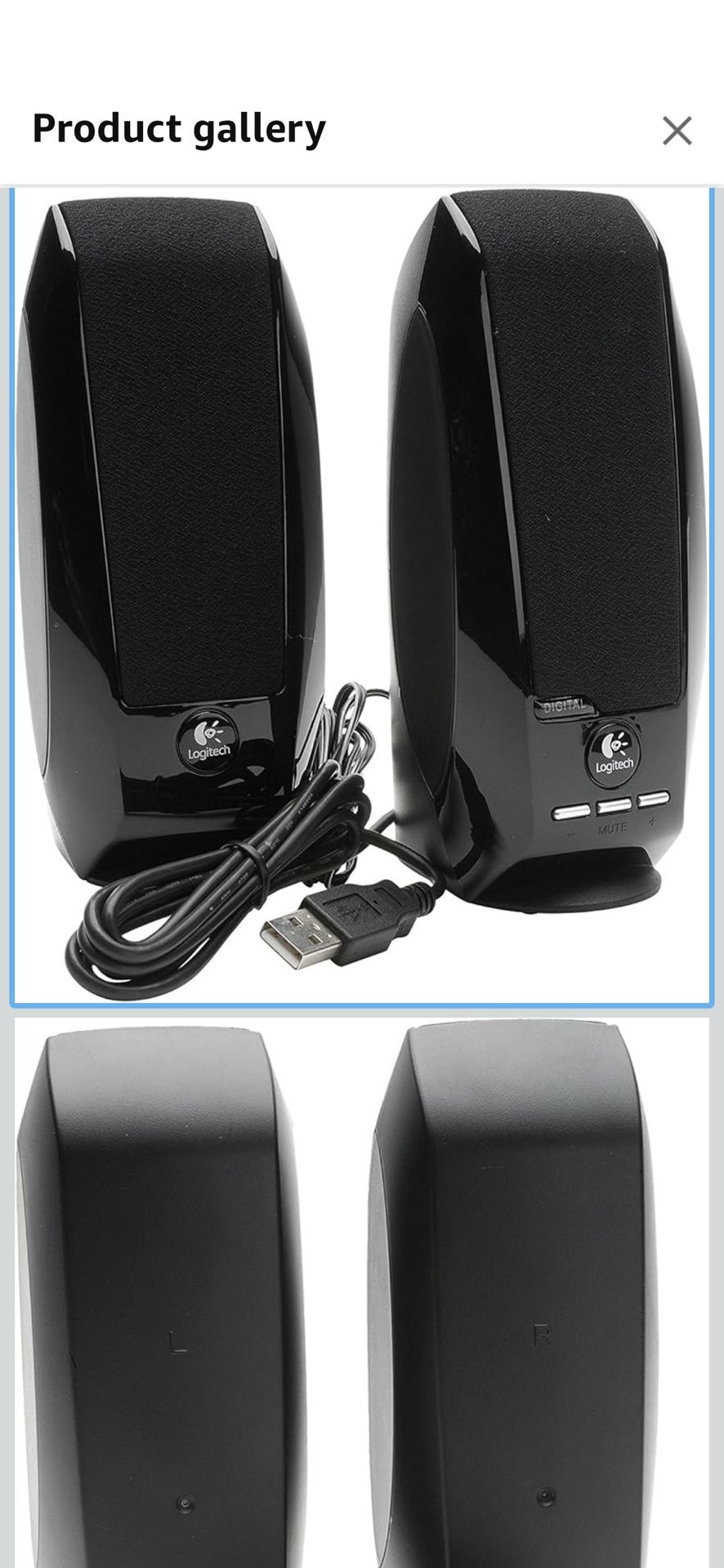 Logitech S-150 Laptop Desktop Computer Speakers
