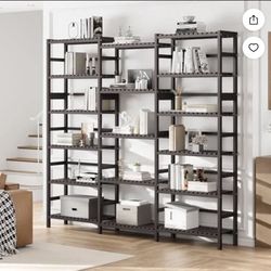 Triple Wide Bookshelf / Plant Stand - FBA038