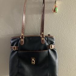 Capezio Black And Brown Handbag