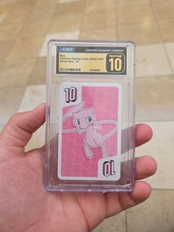 Mew playing card