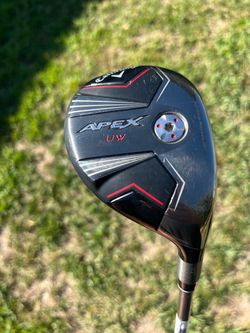 EXCELLENT CALLAWAY APEX UW UTILITY WOOD 17* w CUSTOM ORDER MITSUBISHI CHEMICAL DIAMANA WHITEBOARD GRAPHITE X