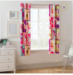 Horsey window curtain or backdrop for kids party
